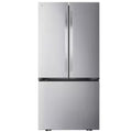 LG 33 in. W. 21 cu.ft. SMART Counter Depth MAX 3-Door French Door Refrigerator with Ice Maker in PrintProof Stainless Steel