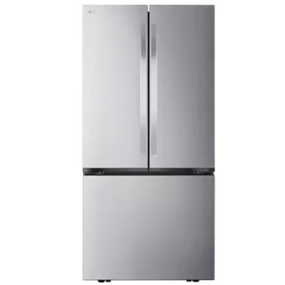LG 33 in. W. 21 cu.ft. SMART Counter Depth MAX 3-Door French Door Refrigerator with Ice Maker in PrintProof Stainless Steel