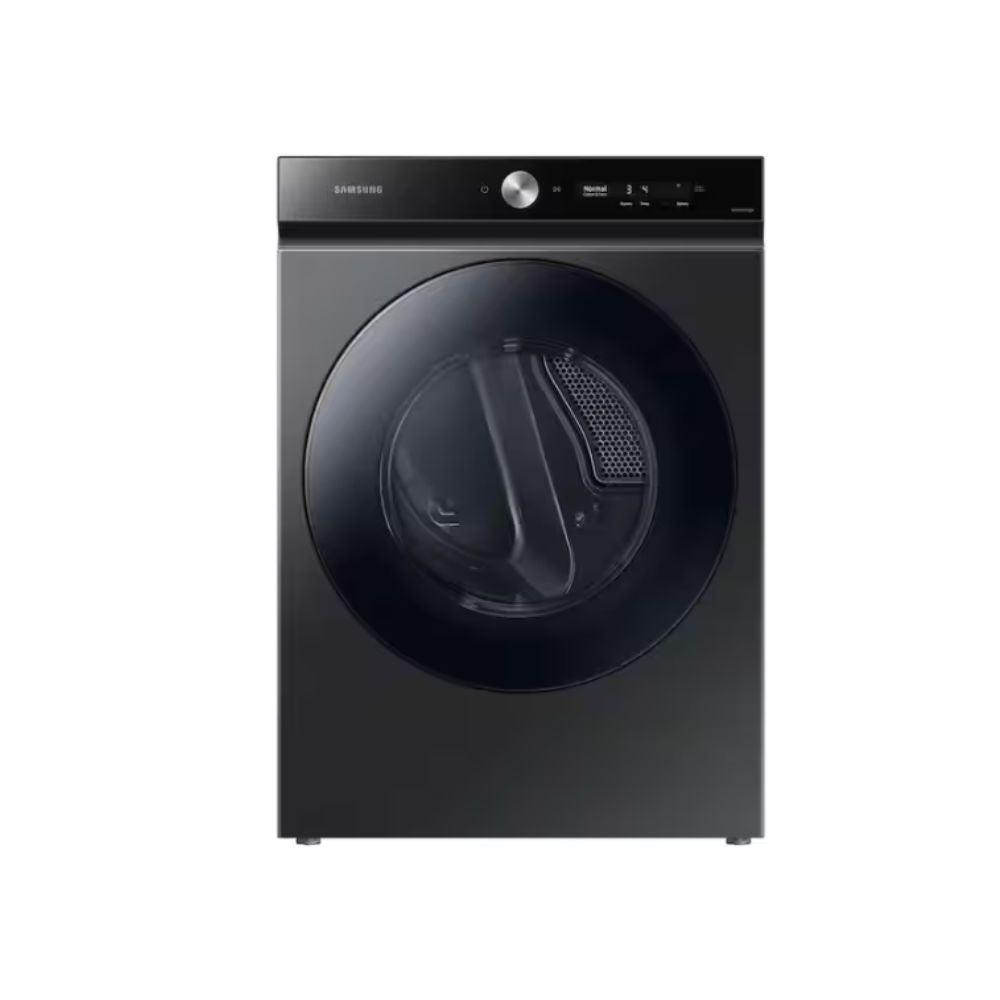 Samsung Bespoke 7.6 cu. ft. Ultra-Capacity Vented Smart Electric Dryer in Brushed Black with Super Speed Dry and AI Smart Dial