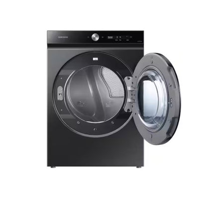 Samsung Bespoke 7.6 cu. ft. Ultra-Capacity Vented Smart Electric Dryer in Brushed Black with Super Speed Dry and AI Smart Dial