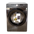 Samsung - 7.5 Cu. Ft. Stackable Electric Dryer with Sensor Dry - Black Stainless Steel