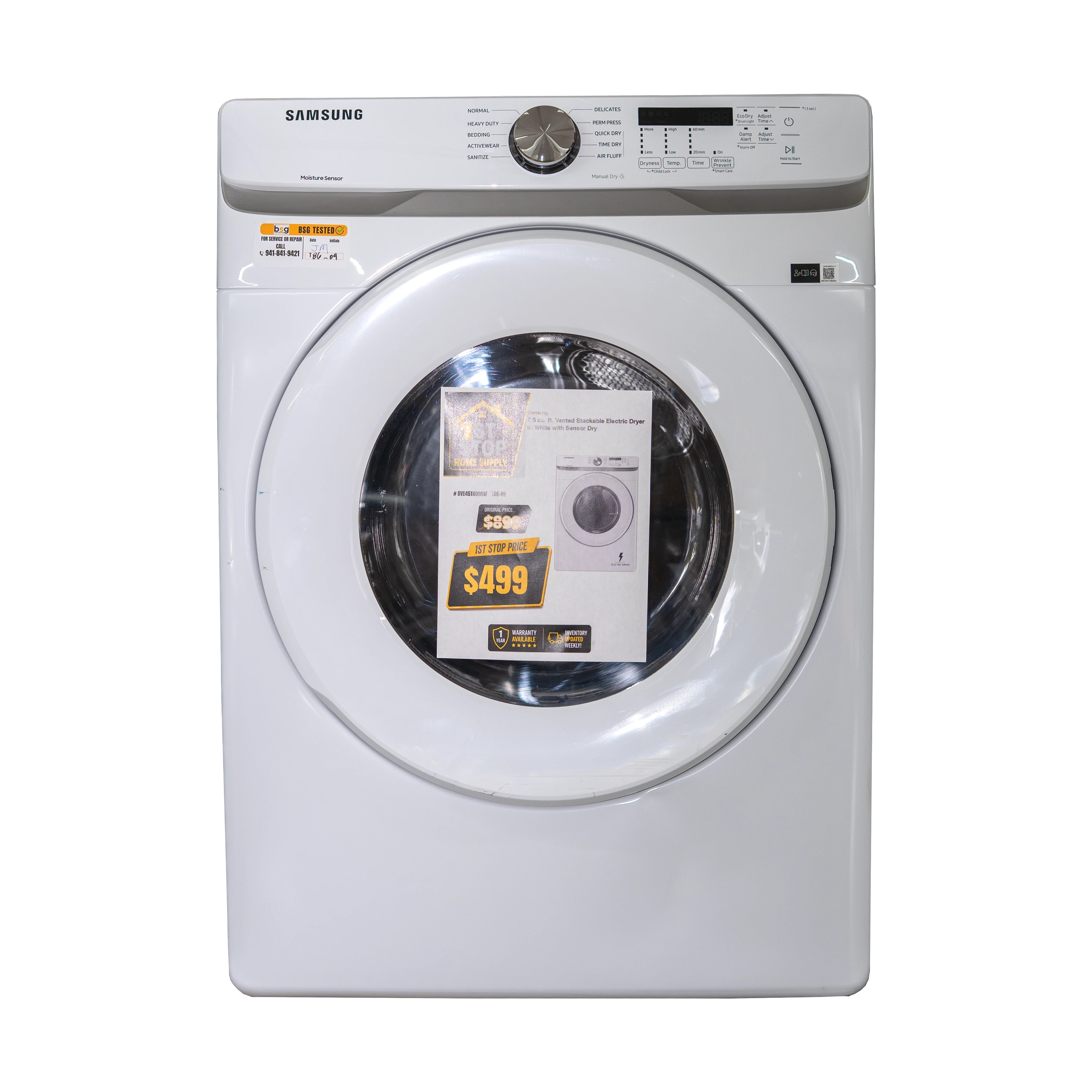Front Load Electric Dryer
