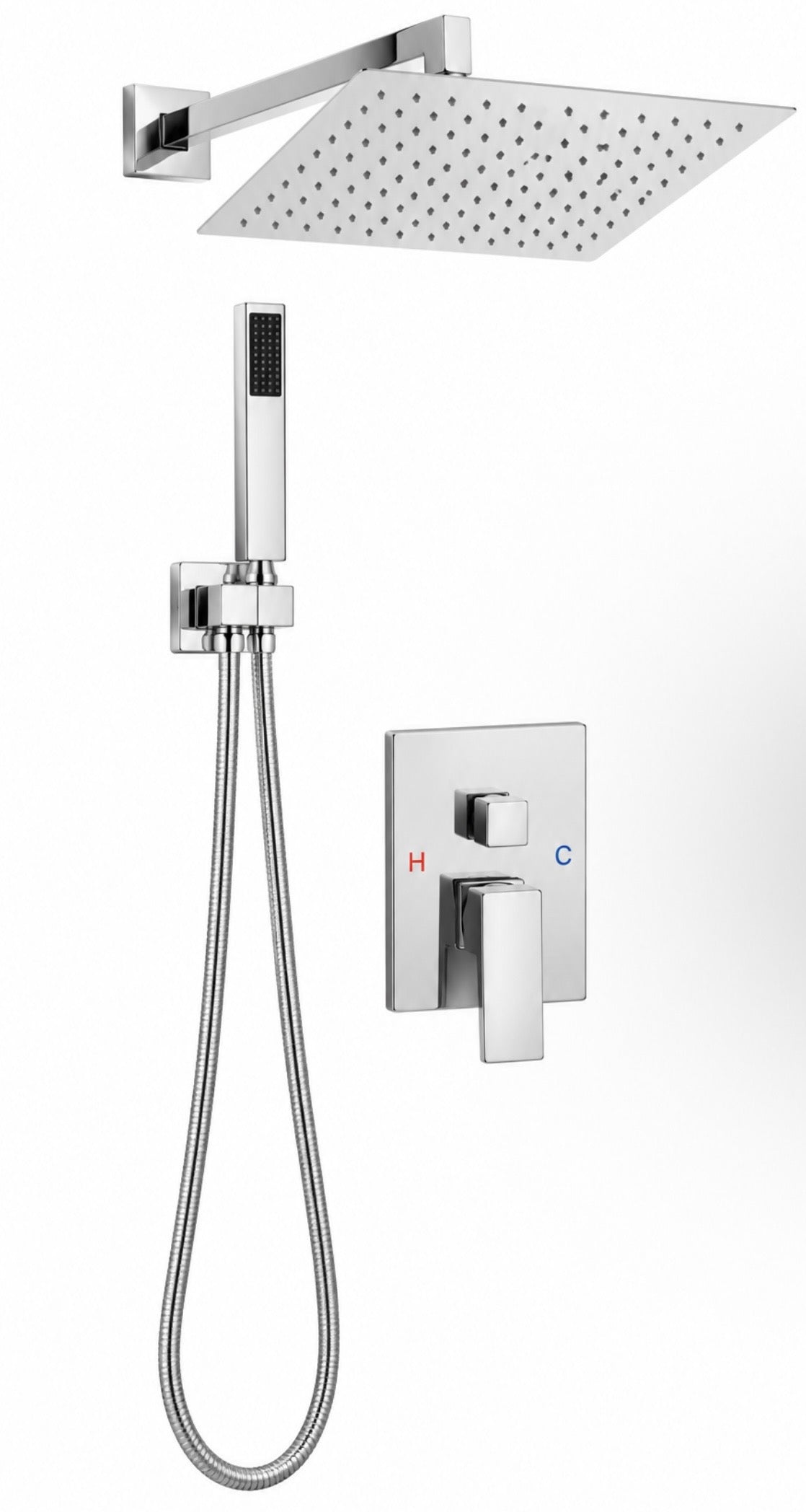 Shower Brush Nickel