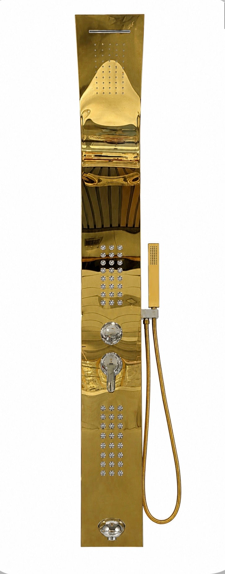 Brushed Gold shower panel
