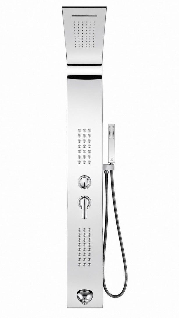 Brush Nickel Shower Panel