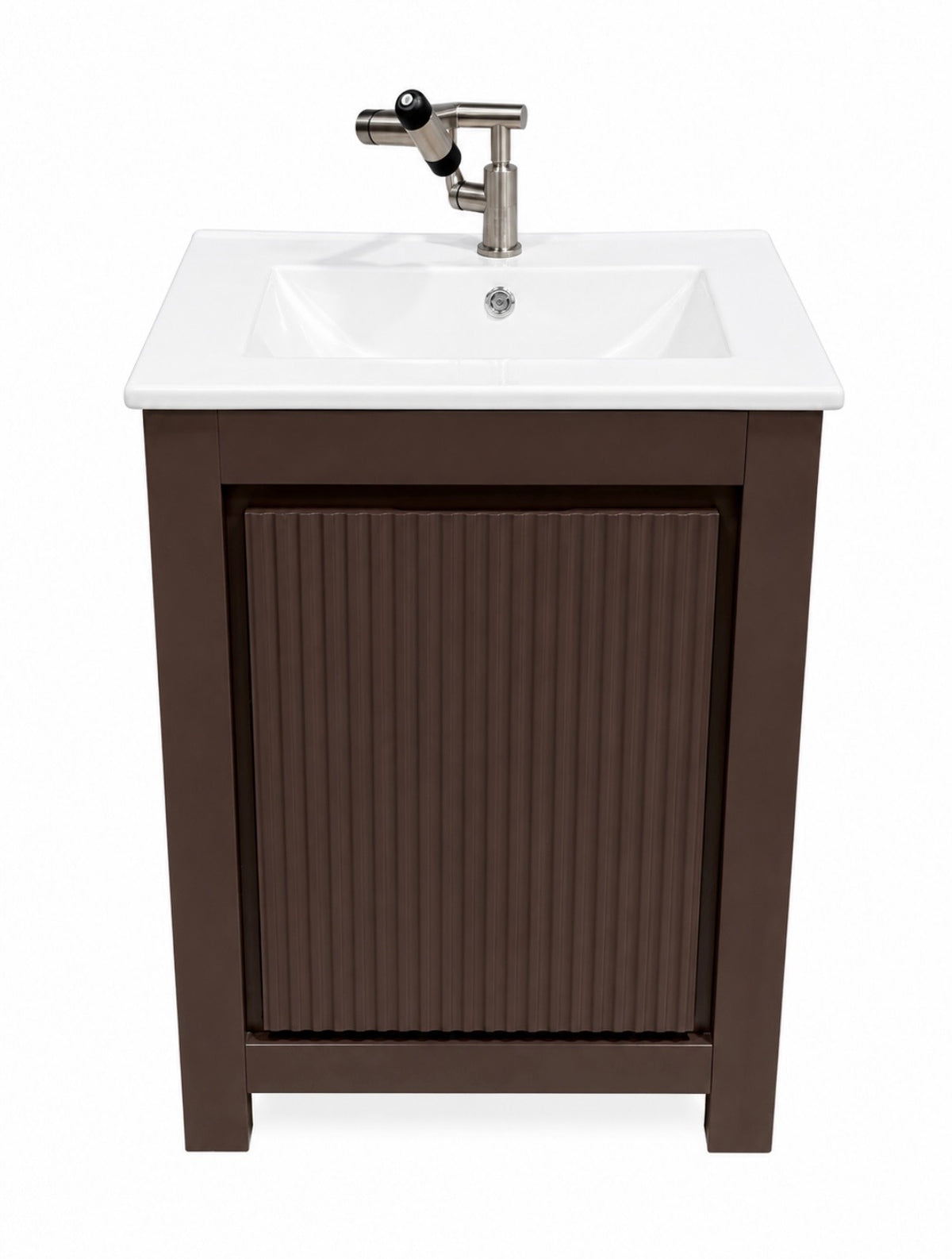 VANITY 24'' BROWN WITH TOP