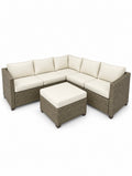 Sectional Tck Natural Aged Wicker