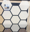 HEXAGON ACOUSTIC PANEL WHITE OAK 3728S