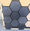 HEXAGON ACOUSTIC PANEL BLACK OAK 8210S