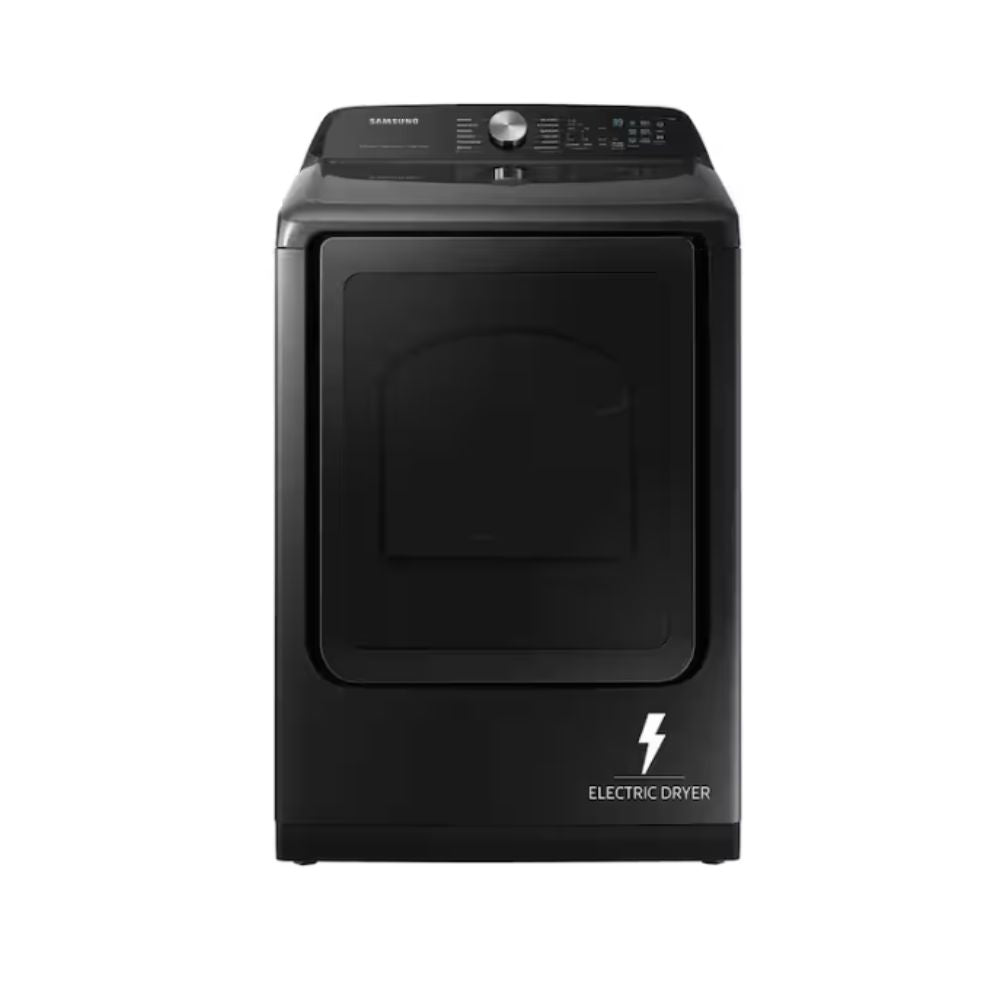 Samsung 7.4 cu. ft. Vented Smart Electric Dryer in Brushed Black with Steam Sanitize+