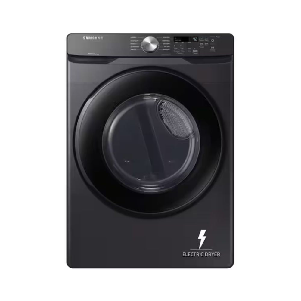 Samsung 7.5 cu. ft. Vented Stackable Electric Dryer in Brushed Black with Sensor Dry