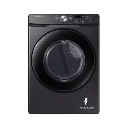 Samsung 7.5 cu. ft. Vented Stackable Electric Dryer in Brushed Black with Sensor Dry
