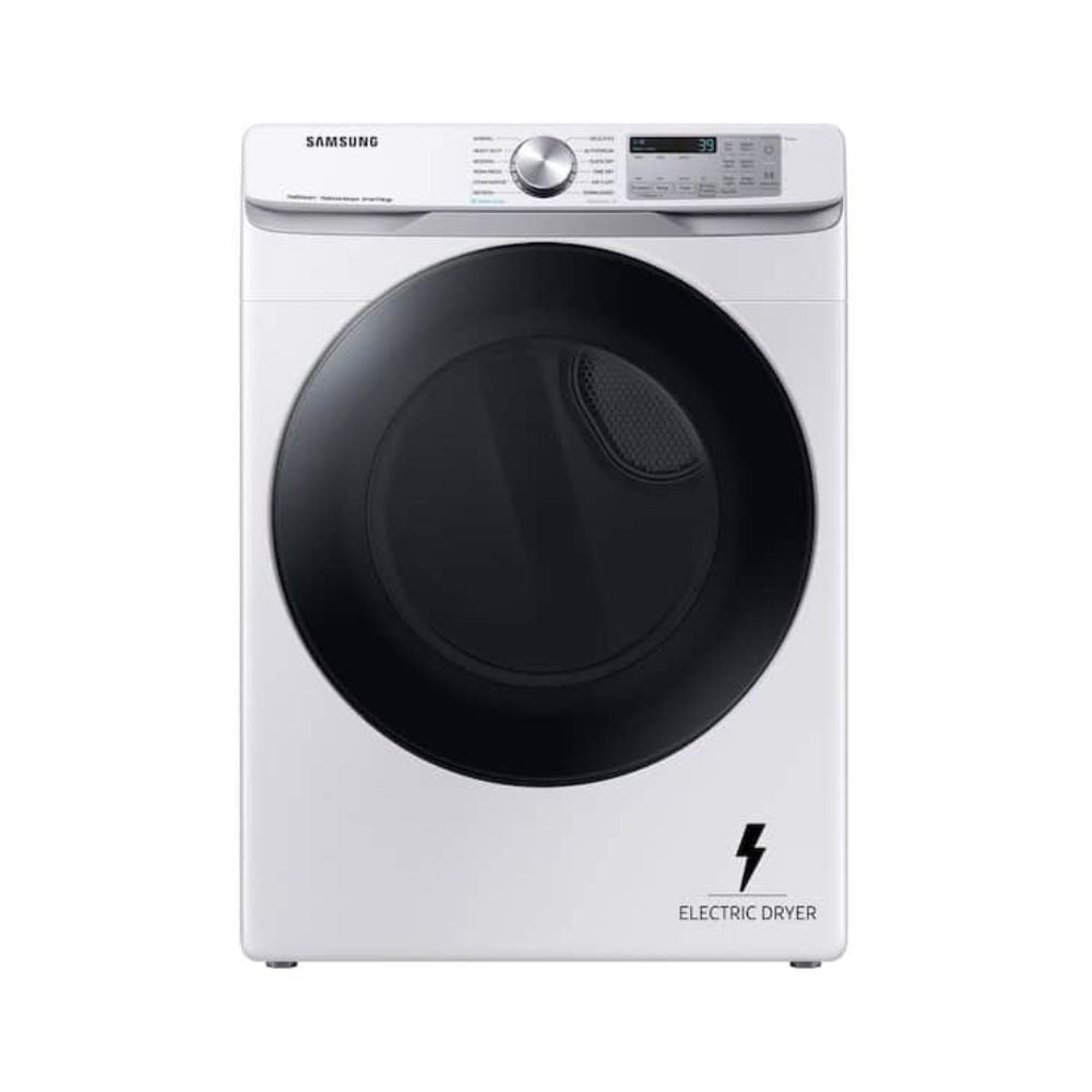 Samsung 7.5 cu. ft. Vented Smart Stackable Electric Dryer in White with Steam Sanitize+