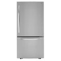 LG 33 in. W 26 cu. ft. Bottom Freezer Refrigerator w/ Multi-Air Flow and Smart Cooling in PrintProof Stainless Steel