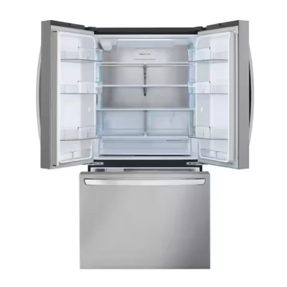 LG 27 cu. ft. Smart Counter-Depth MAX French Door Refrigerator with Internal Water Dispenser in PrintProof Stainless Steel