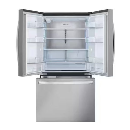 LG 27 cu. ft. Smart Counter-Depth MAX French Door Refrigerator with Internal Water Dispenser in PrintProof Stainless Steel