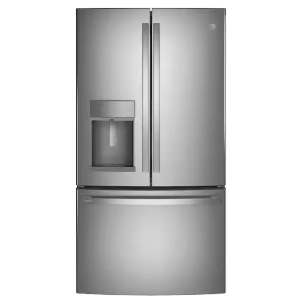 GE Profile 27.8 cu. ft. French Door Refrigerator with Hands-Free Autofill in Fingerprint Resistant Stainless Steel