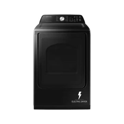 Samsung 7.4 cu. ft. Vented Front Load Smart Electric Dryer in Brushed Black with Sensor Dry