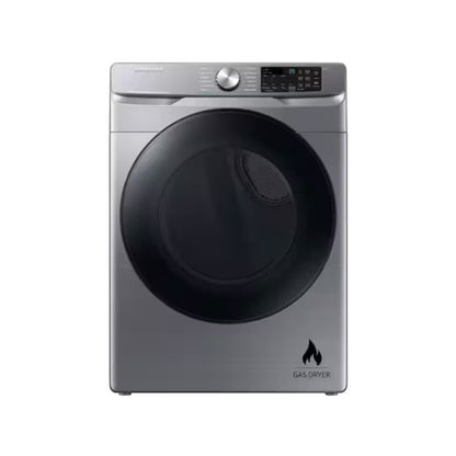 Samsung 7.5 cu. ft. Smart Vented Gas Dryer in Platinum with Steam Sanitize+