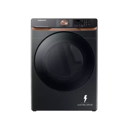 Samsung 7.5 cu. ft. Vented Smart Electric Dryer in Brushed Black with Steam Sanitize+ and Sensor Dry