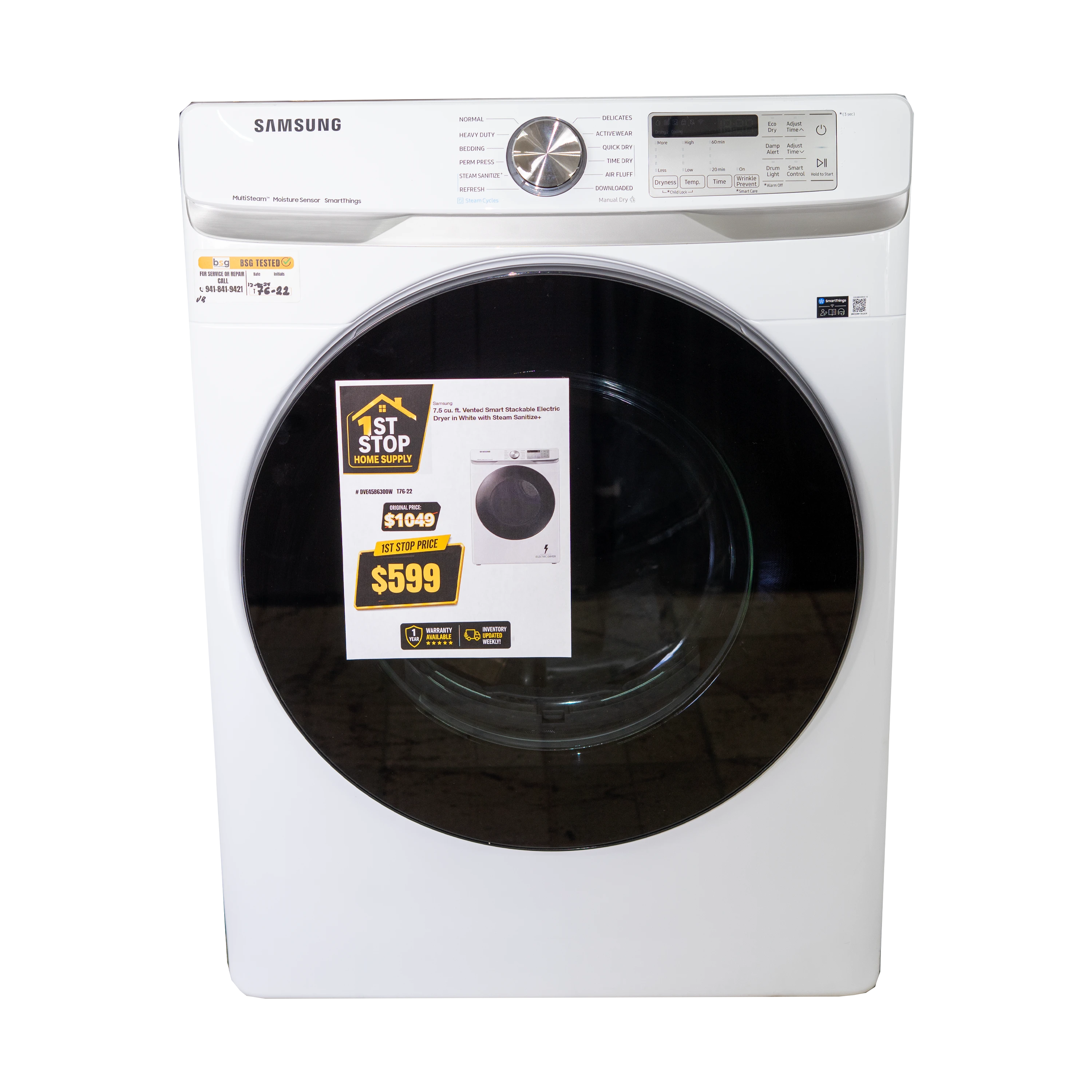 Samsung - Front Load Electric Dryer