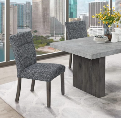 D2410 DINING TABLE + 4 D86DC DINING CHAIR
