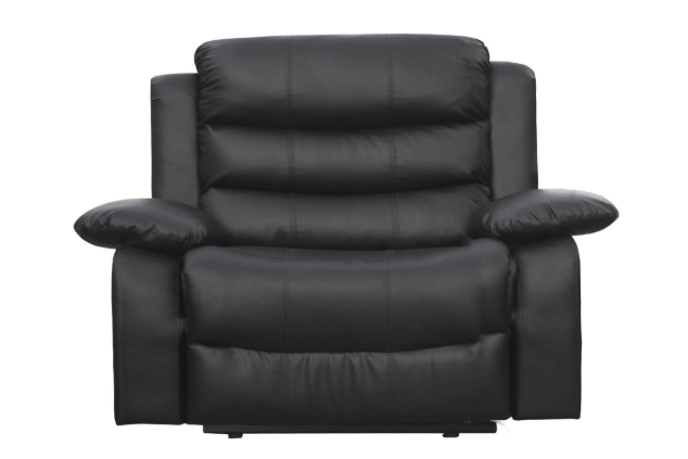 Maverick - Black Manual Recliner Sofa Set