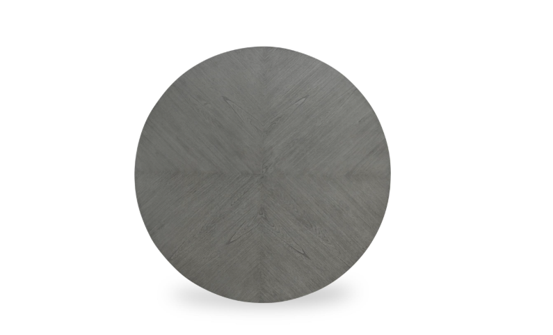 River - 5PC Round Dining Set (Gray), MDF, Rubber Wood, Gray Box: