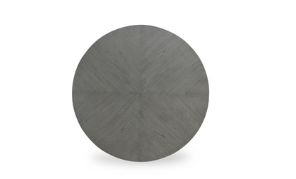 River - 5PC Round Dining Set (Gray), MDF, Rubber Wood, Gray Box: