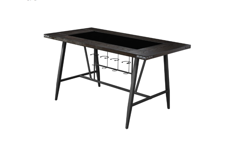 Cordoba - 7PC Pub Set, Wood, Metal, PU, Black Each