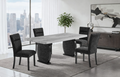 D2502 DINING TABLE AND 6 DINING CHAIRS