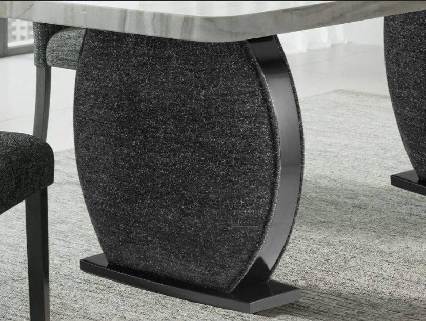 D2502 DINING TABLE AND 6 DINING CHAIRS