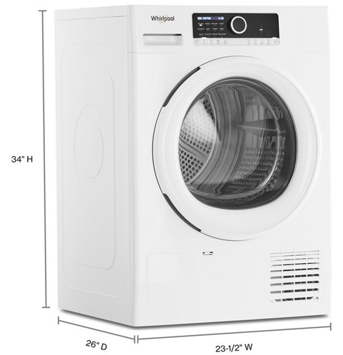 Whirlpool 4.3 Cu. Ft. 24" Small Space Ventless Dryer