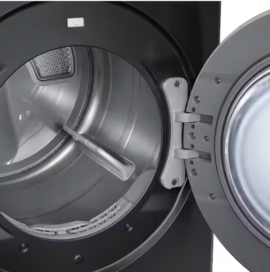 Samsung Bespoke 7.6 cu. ft. Ultra-Capacity Vented Smart Electric Dryer in Brushed Black with Super Speed Dry and AI Smart Dial