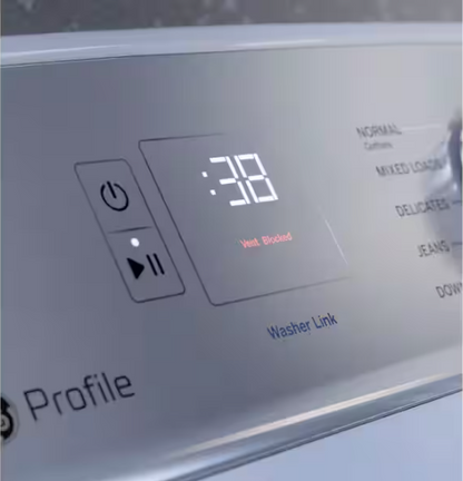 GE Profile 7.4 cu. ft. Smart Electric Dryer in White with Sanitize Cycle and Sensor Dry, ENERGY STAR