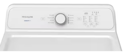 Frigidaire 7 cu.ft.VentedFront Load Electric Dryer in White with 8 Dry Cycles and Reversible Door