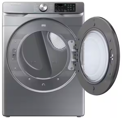 Samsung 7.5 cu. ft. Smart Vented Gas Dryer in Platinum with Steam Sanitize+