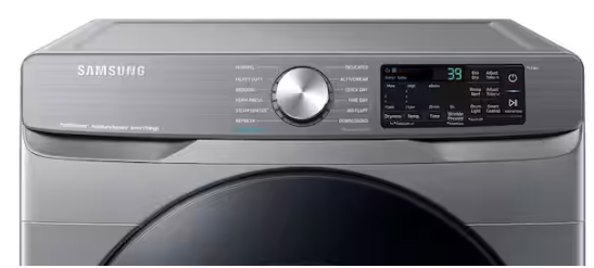 Samsung 7.5 cu. ft. Smart Vented Gas Dryer in Platinum with Steam Sanitize+