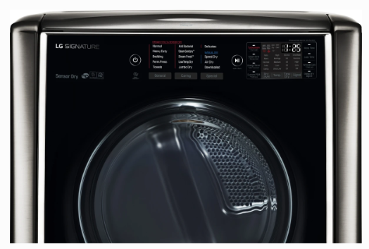 LG 29 Inch Electric Smart Dryer with 9.0 cu. ft. Capacity, 14 Drying Programs, Wrinkle Care, Sensor Dry, TurboSteam, SteamSanitary™, and SmartThinQ WiFi