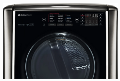 LG 29 Inch Electric Smart Dryer with 9.0 cu. ft. Capacity, 14 Drying Programs, Wrinkle Care, Sensor Dry, TurboSteam, SteamSanitary™, and SmartThinQ WiFi