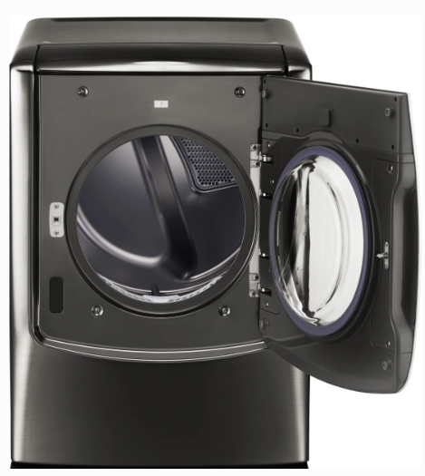 LG 29 Inch Electric Smart Dryer with 9.0 cu. ft. Capacity, 14 Drying Programs, Wrinkle Care, Sensor Dry, TurboSteam, SteamSanitary™, and SmartThinQ WiFi