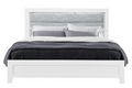 Luccia Full Bed, Dresser, Mirror and 1 Nightstand, 4 pcs
