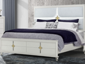 ORION GOLD KING BED w/led light
