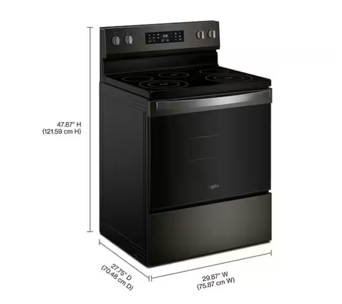 STOVE ELECTRIC WHIRLPOOL