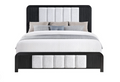 BECKETT WHITE/BLACK KING BED