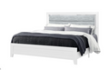 LUCCIA WHITE QUEEN BED WITH LED