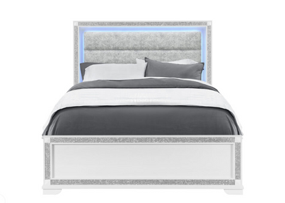SOLEIL WHITE QUEEN BED