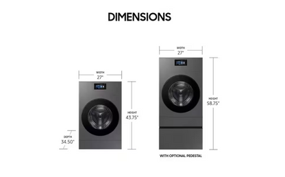 WASHER DRYER COMBO ALL-IN-ONE