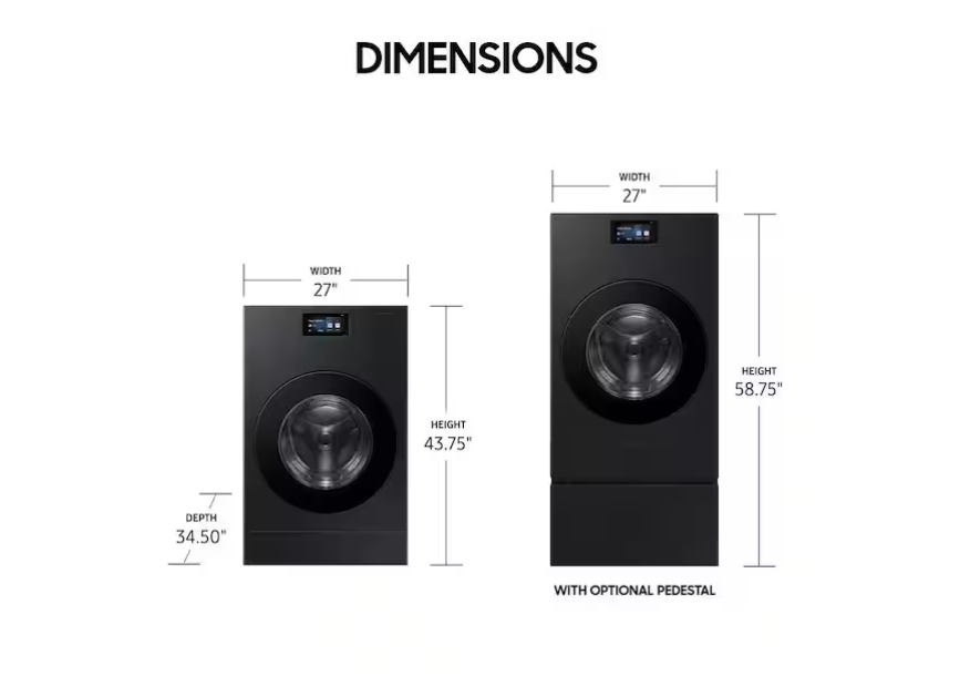 WASHER DRYERS COMBO ALL-IN-ONE