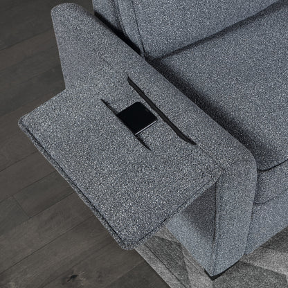 U0808 DARK GREY REVERSIBLE SOFA BED